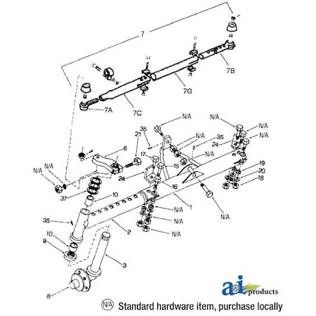 A & I Products Knee Extnsion (RH&LH) 22" x12" x4" A-WF29172